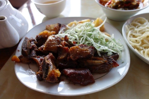 Kuurdak Food in Bishkek