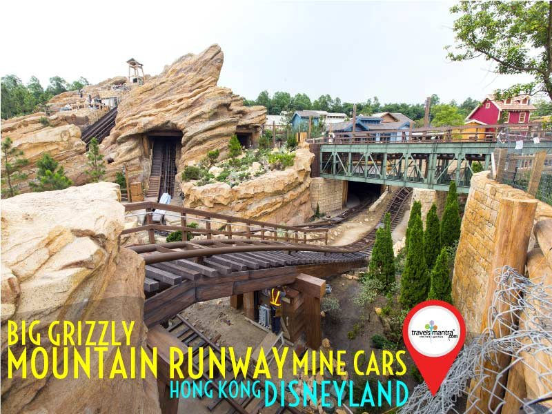   Big Grizzly Mountain Runaway Mine Cars in Disneyland Hong Kong