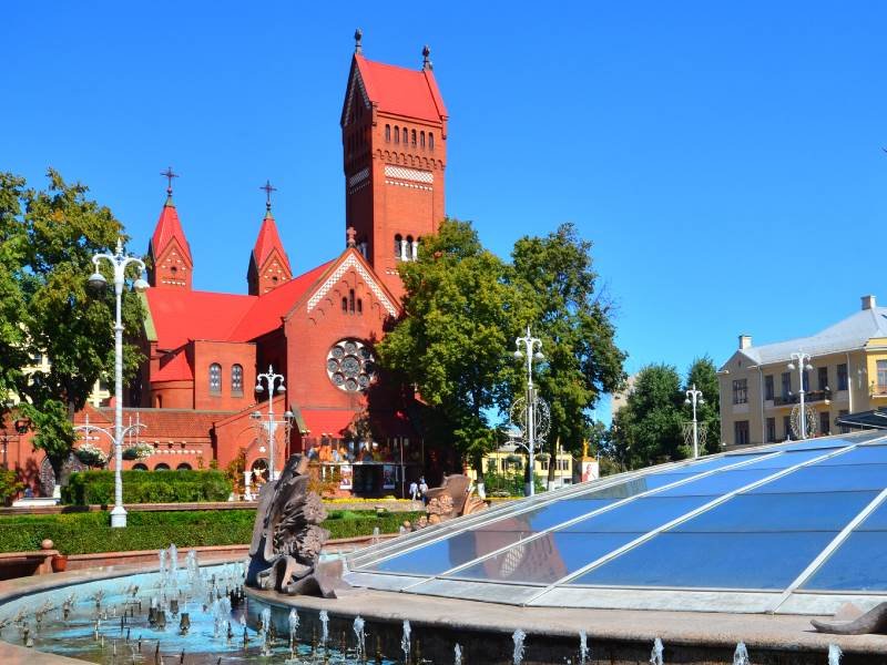 Red church