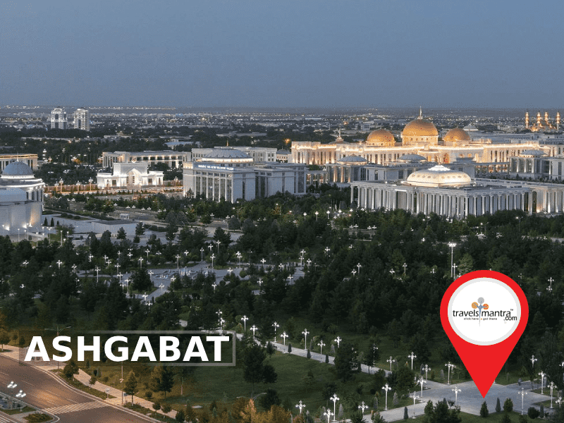 Ashgabat city skyline – Best Places to Visit in Turkmenistan