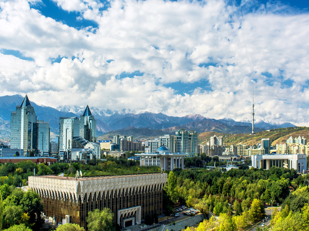 Almaty city in Kazakhstan